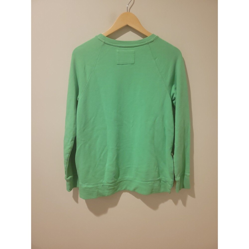 Lilly Pulitzer Luxletic Beach Comber Pullover Terry Sweatshirt Zip Side Green S - Picture 4 of 8